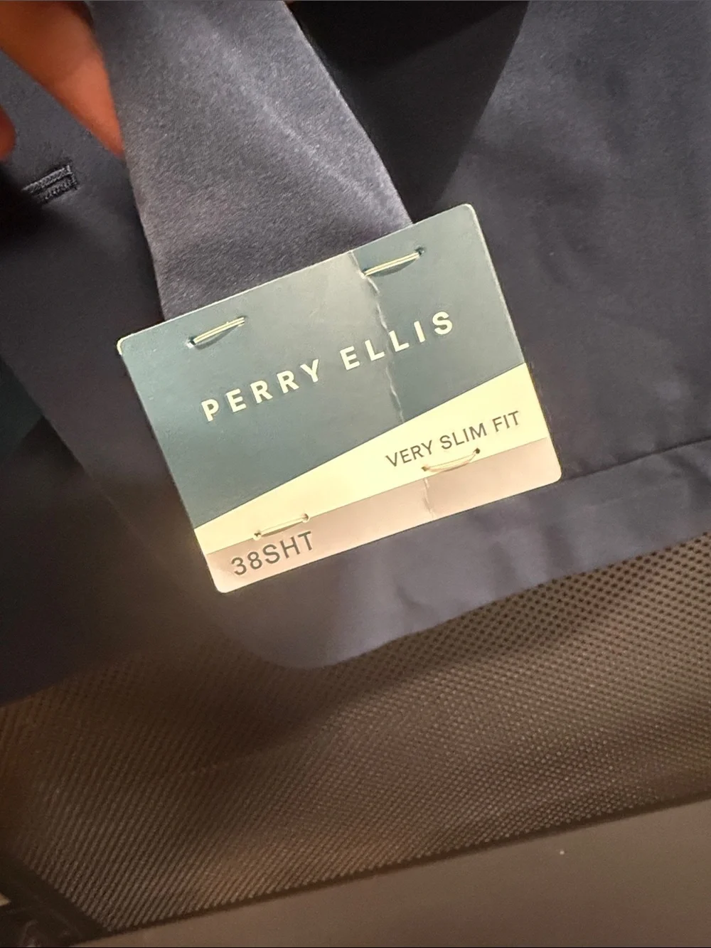 Perry Ellis Men's Dark Navy Single-Breasted Sport Coat